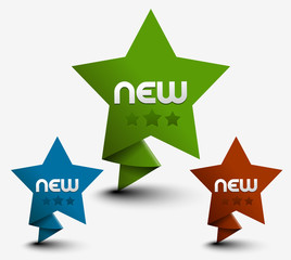 Wall Mural - advertisement labels stickers