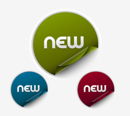 Wall Mural - advertisement labels stickers