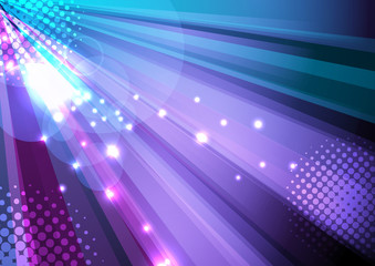 Wall Mural - party and disco background - ray light