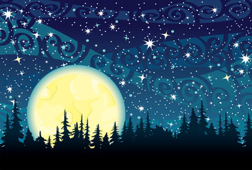 Wall Mural - Moon