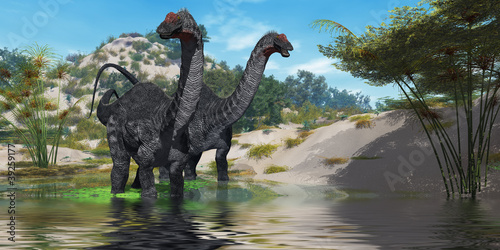 Nowoczesny obraz na płótnie Apatasaurus 02