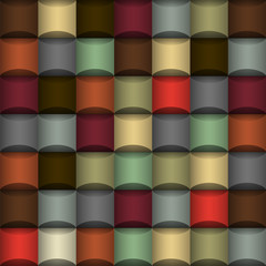 Wall Mural - Seamless pattern of colored blocks
