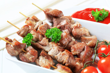 Sticker - Pork skewers