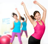 Fitness dance zumba class