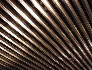 Metal bars ceiling background