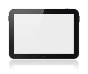 Aufkleber - Tablet Computer With Blank Screen Isolated