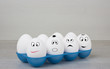 © jgagarin - smile white row eggs
