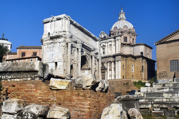 Canvas Print - the Forum Romano