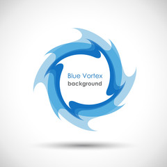 Wall Mural - Logo Blue Vortex # Vector