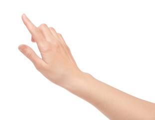 finger touch virtual screen isolated