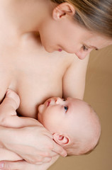 Wall Mural - breastfeeding