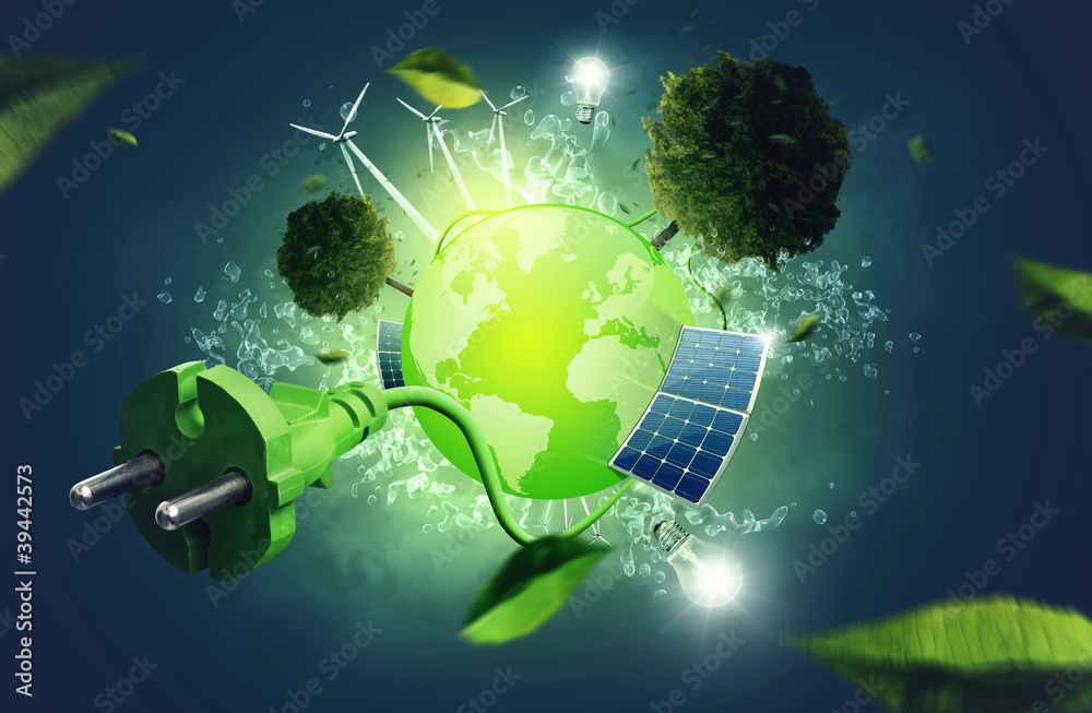Green Energy - obrazy, fototapety, plakaty 