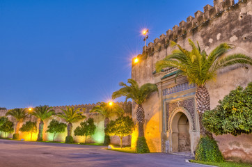 Wall Mural - Imperial City door at Meknes, Morocco