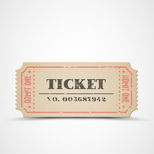 Vector Vintage Ticket