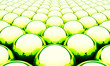 Magic Matrix Balls Background - Green