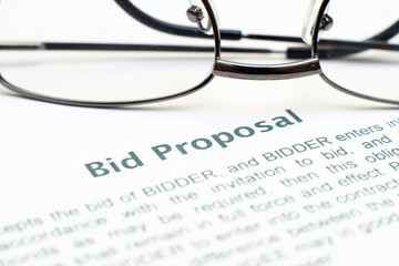 Sticker - Bid proposal form