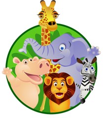 Wall Mural - Animal cartoon