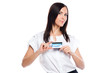 © korvin1979 - Young and beautiful girl with a credit card in the hands
