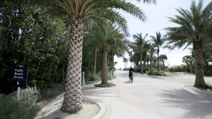 Wall Mural - Miami Beach public entrance