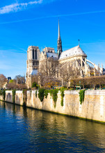 Beautiful View Notre Dame Cathedral