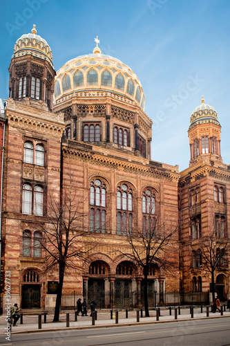 Cuadros en Lienzo Nouvelle synagogue de Berlin - Allemagne