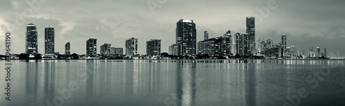 Zdjęcie XXL Scena nocy Miami