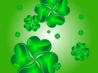 Poster - Clover background