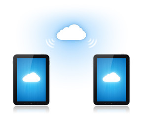 Aufkleber - Cloud Computing Communication Concept