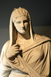 Marble statue of roman woman
