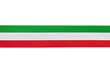 Nastro in tessuto orizzontale tricolore Italia