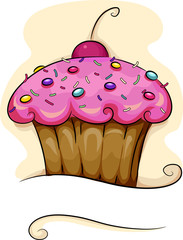 Wall Mural - Cupcake