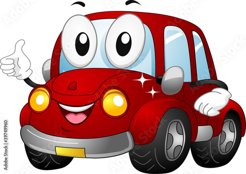 Naklejka dekoracyjna Car Mascot