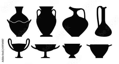 Ancient Greek Vase Forms Buy This Stock Vector And Explore