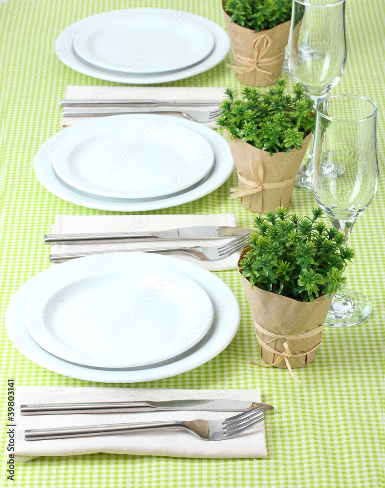 elegant holiday table setting