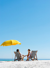 Beach summer umbrella