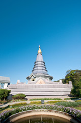 Pagoda on the top of mountain