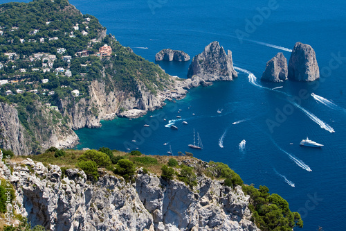 Naklejka na szafę Capri, Italia