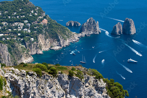 Naklejka na drzwi Capri, Italia