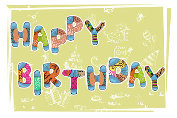 Canvas Print - Birthday Card