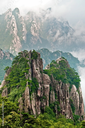 Obraz w ramie Huangshan peak