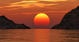 Fototapeta Zachód słońca - Mount