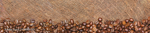 Nowoczesny obraz na płótnie Kawa-panorama