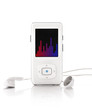 stylish modern MP3 player with earphones