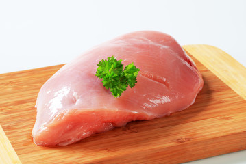 Wall Mural - Fresh turkey breast fillet