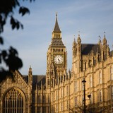 Fototapeta Londyn - Big Ben and Palace of Westminster