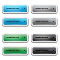 Wall Mural - Donwload Button Set