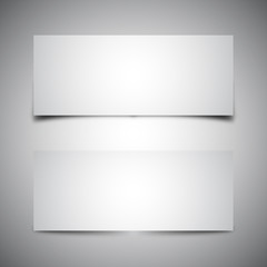Wall Mural - Two Box Shadows - Vector Format