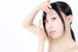 © taka - attractive asian woman skin care image