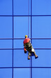 © SuperCoolPhotography - Washer wash the windows, high risk work