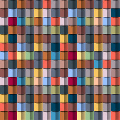 Wall Mural - Colorful geometric structure